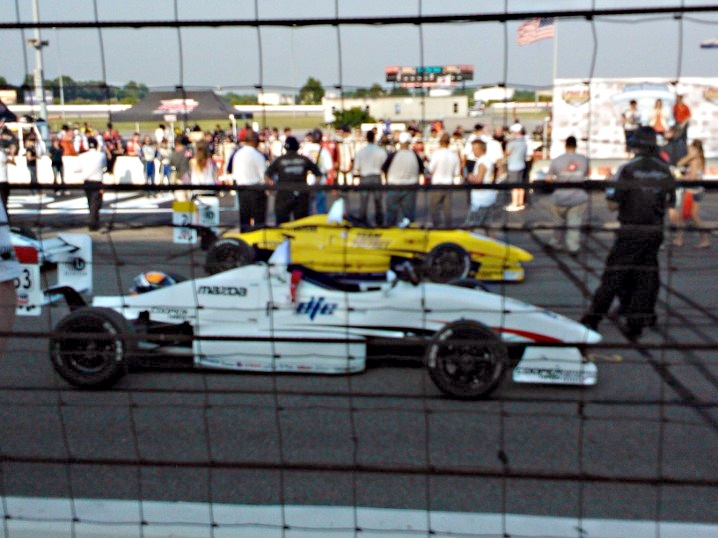 F2000 cars on the grid at IRP, 2012